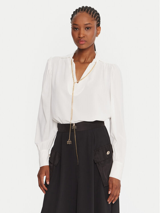 Rinascimento Блуза CFC0125721003 Бял Regular Fit цвят на ниска цена