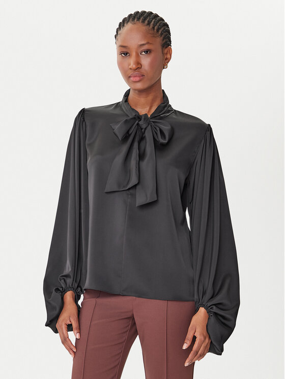 Rinascimento Блуза CFC0126202003 Черен Loose Fit цвят на ниска цена