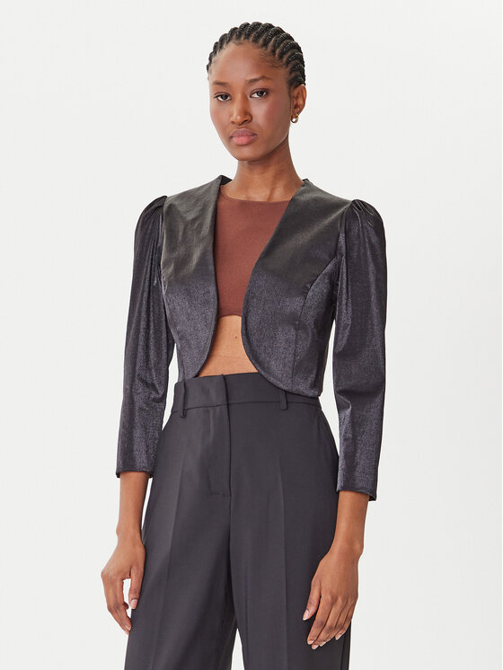 Rinascimento Болерце CFC0125033003 Черен Regular Fit цвят на ниска цена