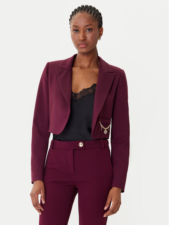 Rinascimento Болерце CFC0126215003 Бордо Regular Fit цвят на ниска цена