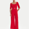 Rinascimento Гащеризон CFC0125323003 Червен Wide Leg цвят на ниска цена