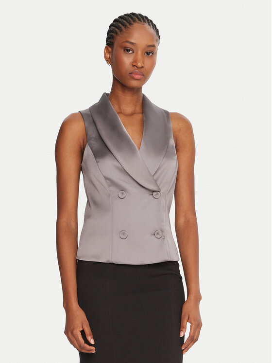 Rinascimento Жилетка за костюм CFC0124958003 Бежов Slim Fit цвят на ниска цена