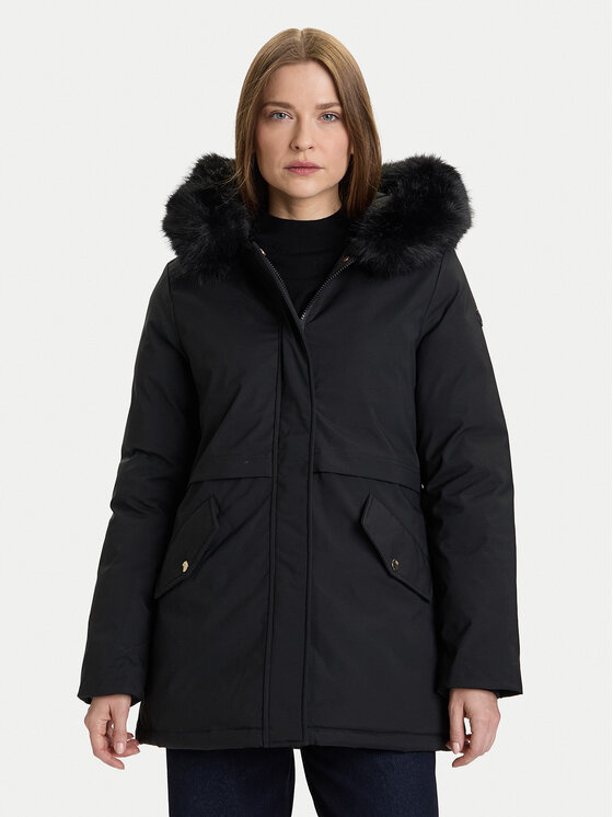 Rinascimento Зимно яке CFC0122158003 Черен Regular Fit цвят на ниска цена