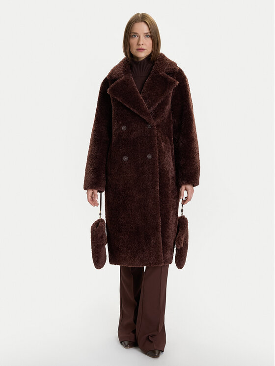 Rinascimento Кожух CFC0122221003 Кафяв Regular Fit цвят на ниска цена