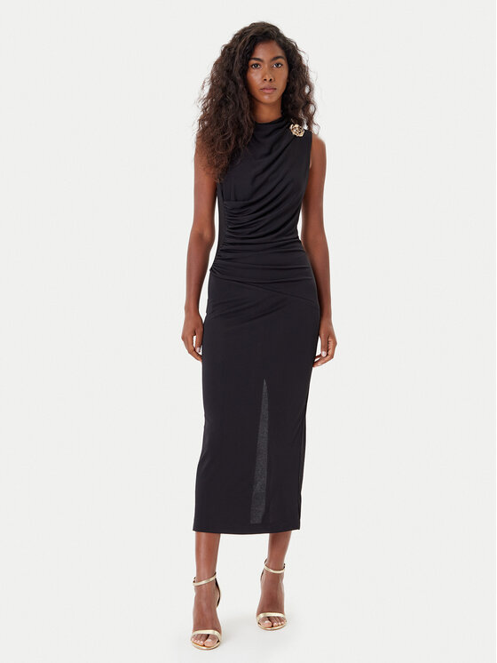 Rinascimento Коктейлна рокля CFC0125010003 Черен Slim Fit цвят на ниска цена