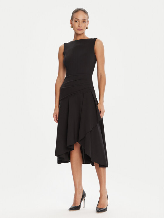 Rinascimento Коктейлна рокля CFC0125337003 Черен Regular Fit цвят на ниска цена