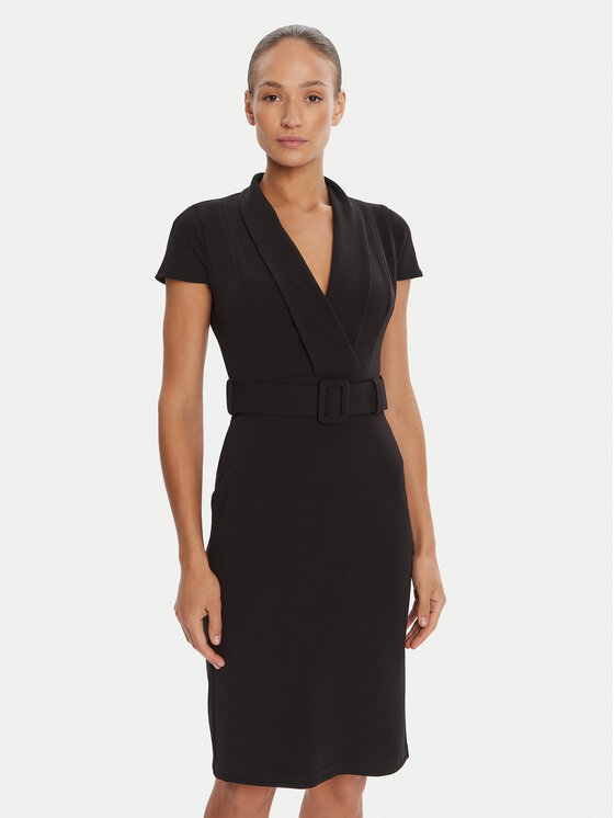 Rinascimento Коктейлна рокля CFC0125582003 Черен Slim Fit цвят на ниска цена