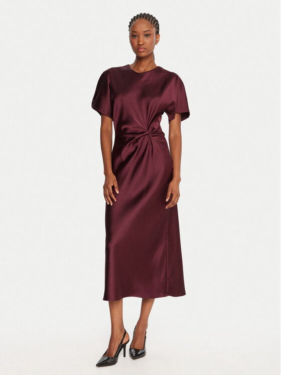 Rinascimento Коктейлна рокля CFC0125718003 Бордо Regular Fit цвят на ниска цена