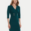 Rinascimento Коктейлна рокля CFC0126151003 Зелен Slim Fit цвят на ниска цена
