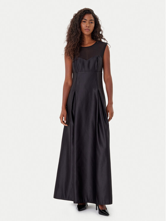 Rinascimento Коктейлна рокля CFC0126155003 Черен Regular Fit цвят на ниска цена