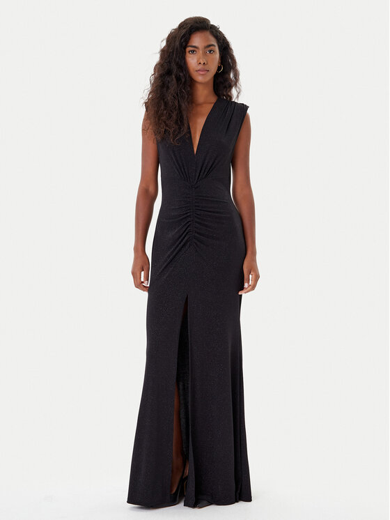 Rinascimento Коктейлна рокля CFC0126181003 Черен Slim Fit цвят на ниска цена