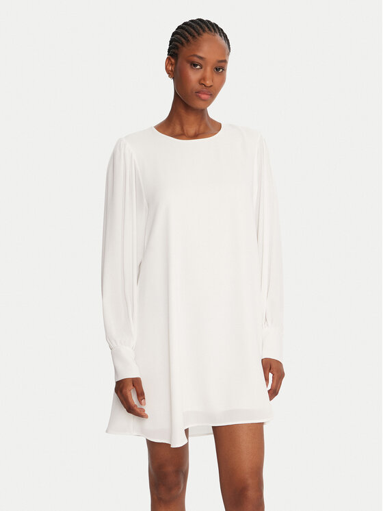 Rinascimento Коктейлна рокля CFC0126205003 Бял Slim Fit цвят на ниска цена