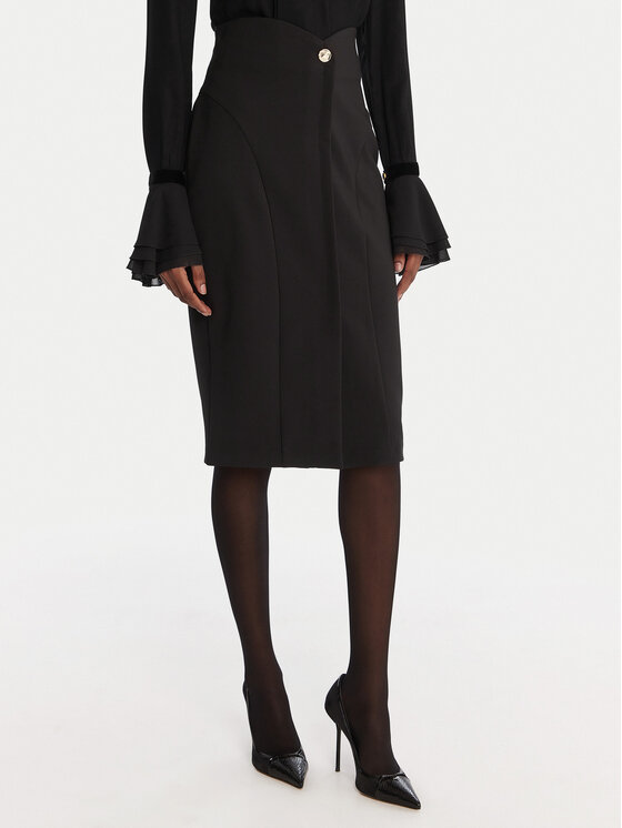 Rinascimento Пола тип молив CFC0125561003 Черен Slim Fit цвят на ниска цена