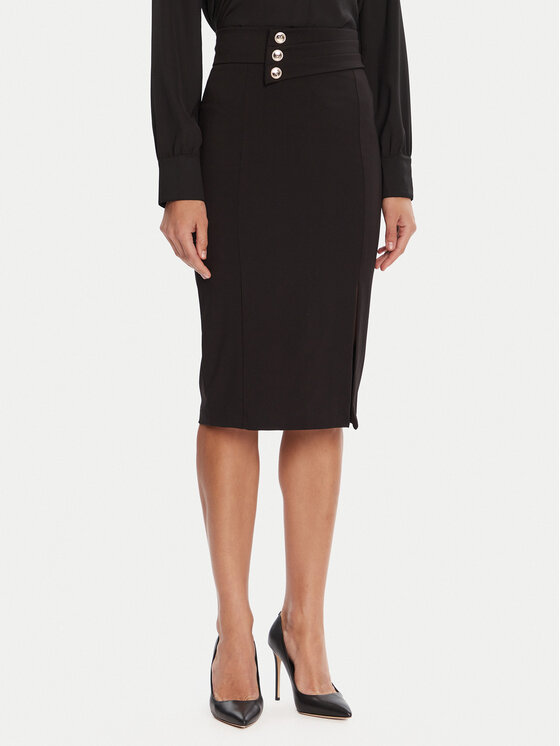 Rinascimento Пола тип молив CFC0126167003 Черен Slim Fit цвят на ниска цена