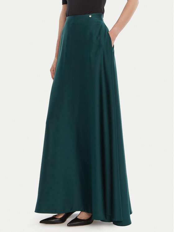 Rinascimento Пола тип трапец CFC0125080003 Зелен Regular Fit цвят на ниска цена