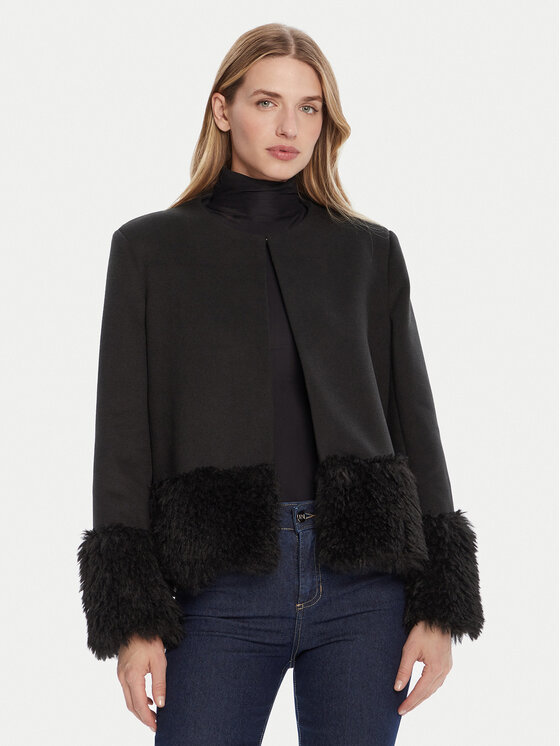 Rinascimento Преходно яке CFC0125791003 Черен Regular Fit цвят на ниска цена