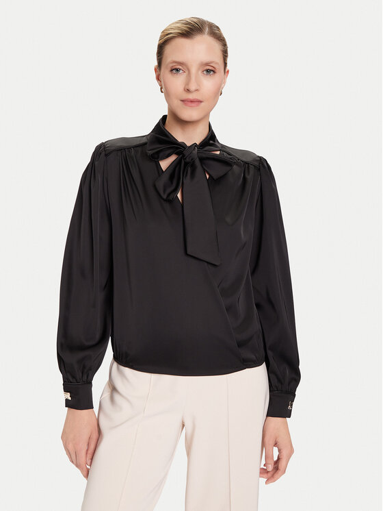 Rinascimento Риза CFC0125148003 Черен Regular Fit цвят на ниска цена