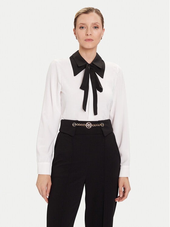 Rinascimento Риза CFC0126203003 Бял Regular Fit цвят на ниска цена