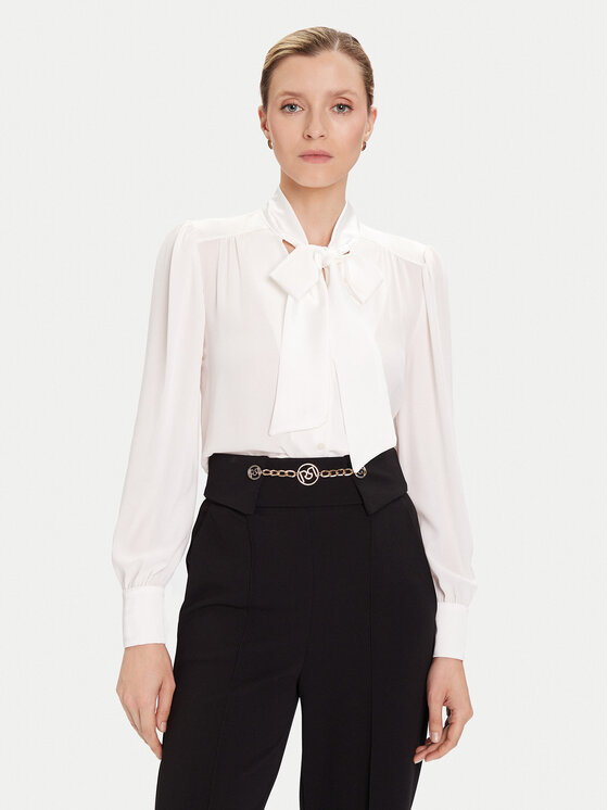 Rinascimento Риза CFC0126204003 Бял Regular Fit цвят на ниска цена