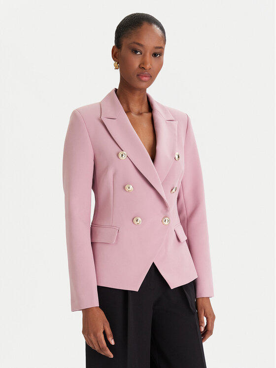 Rinascimento Сако CFC0126227003 Розов Slim Fit цвят на ниска цена