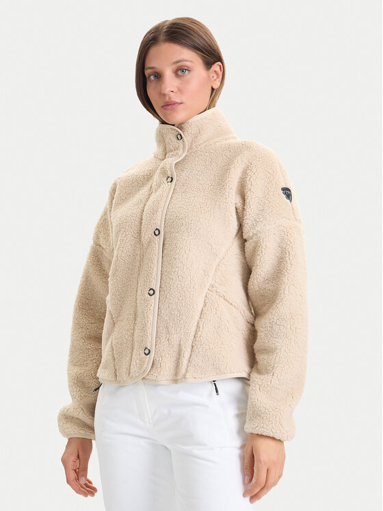 Rossignol Полар Alltrack RLOWL15 Бежов Relaxed Fit цвят на ниска цена