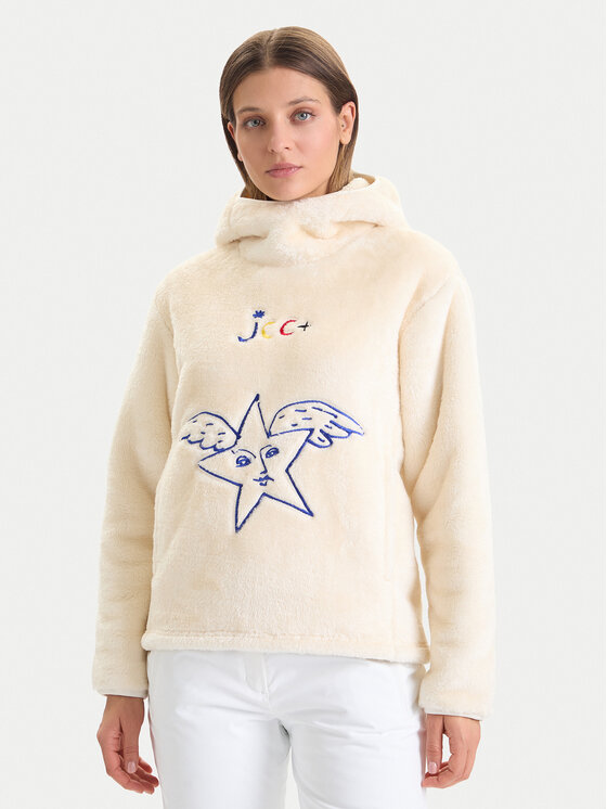 Rossignol Полар RLOWS01 120 Екрю Relaxed Fit цвят на ниска цена