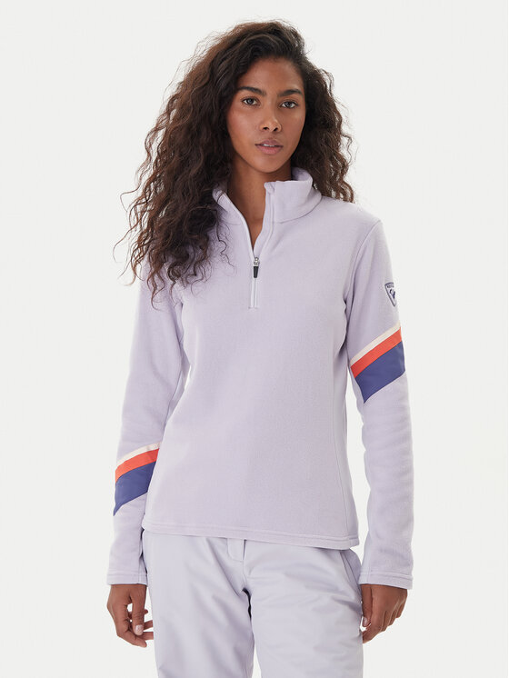 Rossignol Полар Strawpile RLNWL05 Виолетов Regular Fit цвят на ниска цена