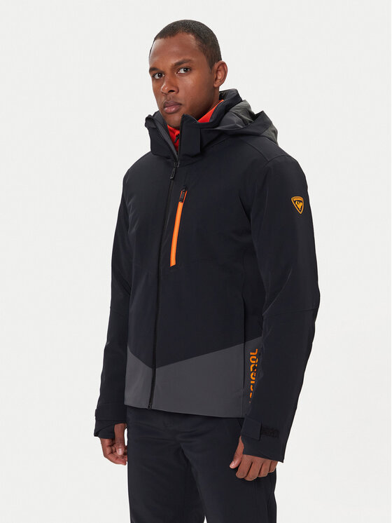 Rossignol Скиорско яке Blackside RLNMJ13 Черен Regular Fit цвят на ниска цена