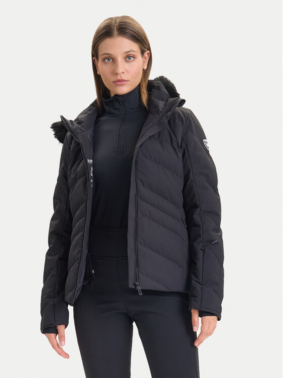 Rossignol Скиорско яке Staci RLOWJ02 Черен Regular Fit цвят на ниска цена