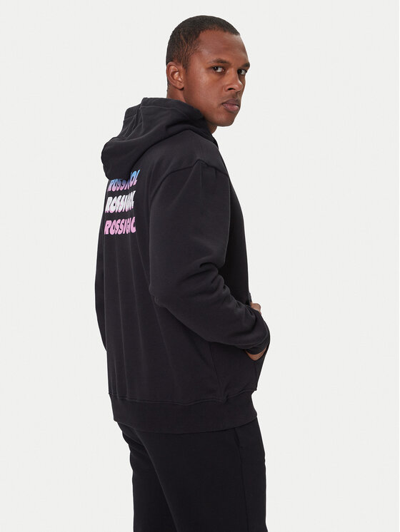 Rossignol Суитшърт Waterfall RLOMS02 Черен Regular Fit цвят на ниска цена