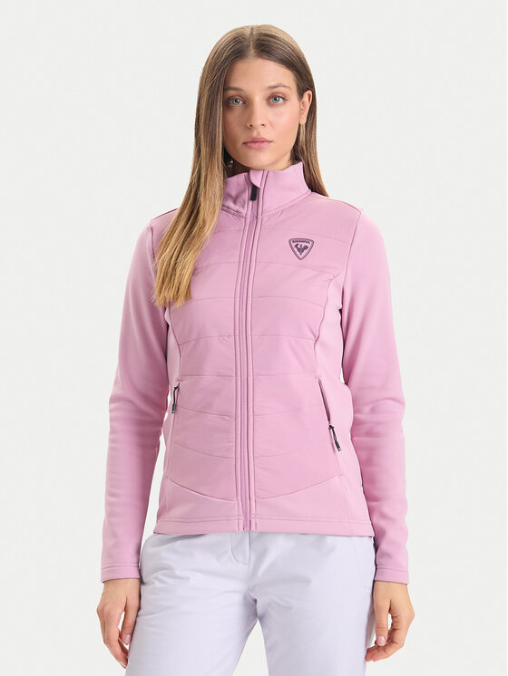 Rossignol Суитшърт от техническо трико Classique RLNWL16 Розов Regular Fit цвят на ниска цена