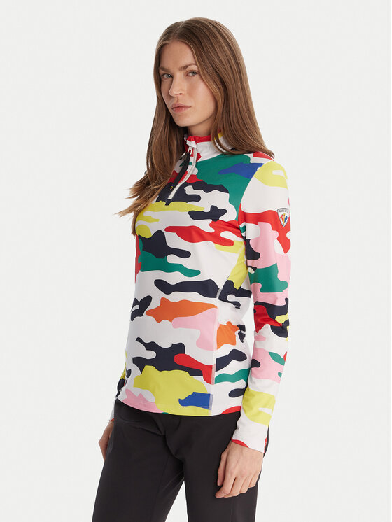 Rossignol Суитшърт от техническо трико RLOWL11 Цветен Slim Fit цвят на ниска цена