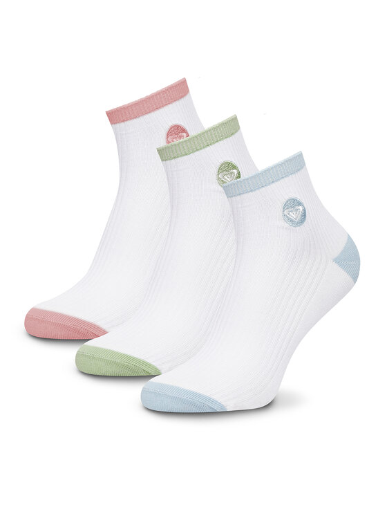 Roxy Дълги чорапи AS_ROXY_04Z_SS25 (3-PACK) Бял цвят на ниска цена