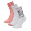 Roxy Дълги чорапи AS_ROXY_05W_SS25 (3-PACK) Розов цвят на ниска цена
