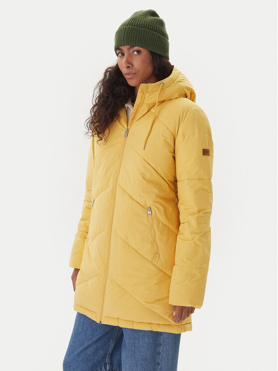 Roxy Зимно яке Better Weather ERJJK03634 Жълт Regular Fit цвят на ниска цена