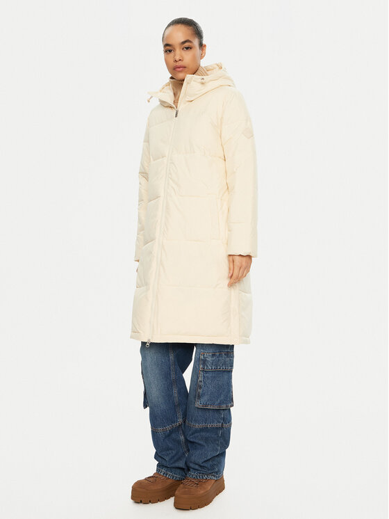 Roxy Зимно яке Test Of Time ERJJK03513 Бежов Regular Fit цвят на ниска цена