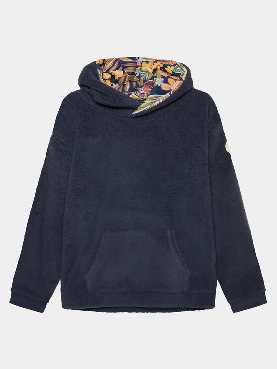 Roxy Полар Someone New Plfl ERGPF03055 Тъмносин Regular Fit цвят на ниска цена