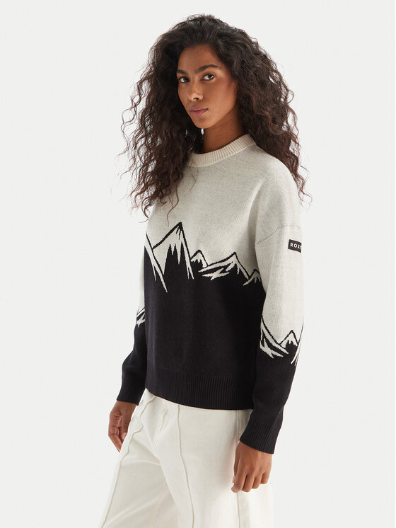 Roxy Пуловер Cozy Sound ERJSW03657 Черен Regular Fit цвят на ниска цена