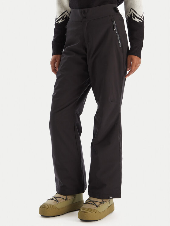 Roxy Ски панталони Snowy Crest PT ERJTP03301 Черен Regular Fit цвят на ниска цена