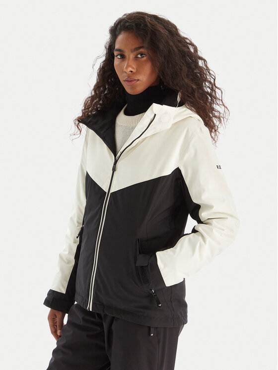 Roxy Скиорско яке ERJTJ03526 Черен Slim Fit цвят на ниска цена