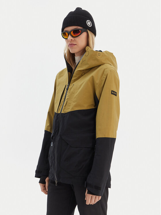 Roxy Скиорско яке Gore-Tex Stretch Purelines ERJTJ03506 Бежов Regular Fit цвят на ниска цена