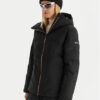 Roxy Скиорско яке Snowhill Puffy JK ERJTJ03535 Черен Tailored Fit цвят на ниска цена
