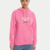 Roxy Суитшърт ERJFT05020 Розов Regular Fit цвят на ниска цена
