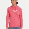 Roxy Суитшърт ERJFT05028 Розов Regular Fit цвят на ниска цена
