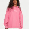Roxy Суитшърт Lineup ERJFT05016 Розов Oversize цвят на ниска цена