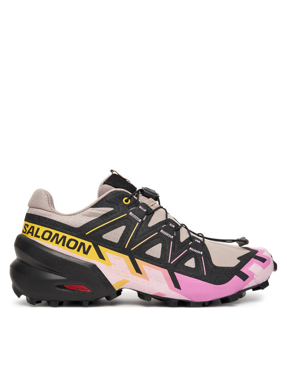 Salomon Маратонки за бягане Speedcross 6 L47980800 Бежов цвят на ниска цена