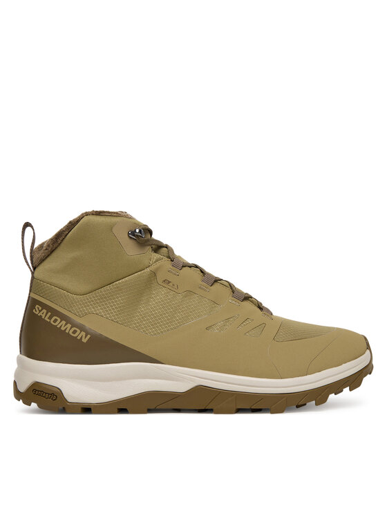 Salomon Туристически Outsnap Waterproof L47854000 Зелен цвят на ниска цена