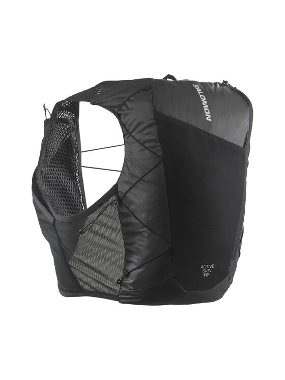 Salomon Яке без ръкави за бягане Active Skin 12 No Flasks LC2205700 Черен цвят на ниска цена