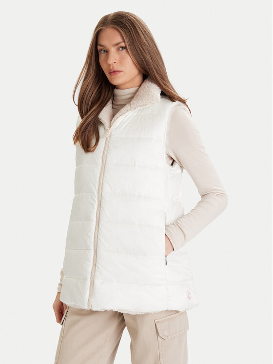 Save The Duck Жилетка за костюм D82512W BUBU21 Бежов Regular Fit цвят на ниска цена