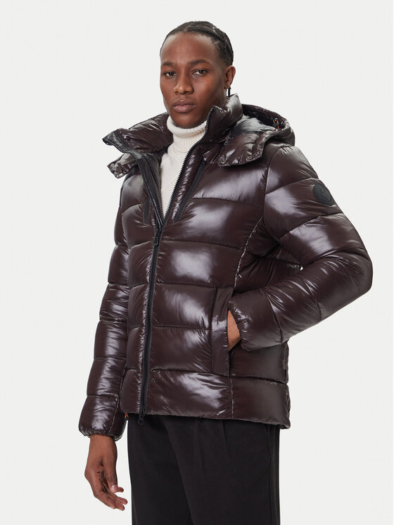 Save The Duck Зимно яке D32389M LOVE21 Кафяв Regular Fit цвят на ниска цена